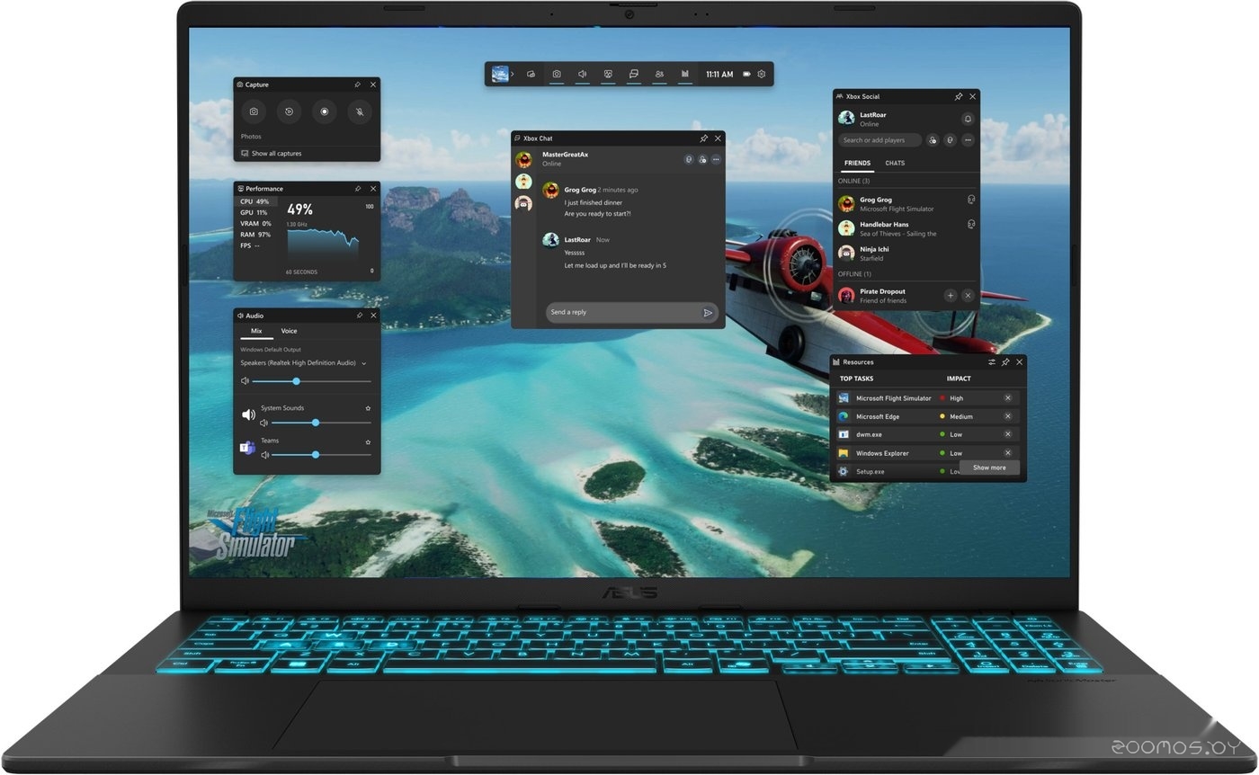 0 Игровой ноутбук ASUS V16 V3607VP-RP011 — изображение 1