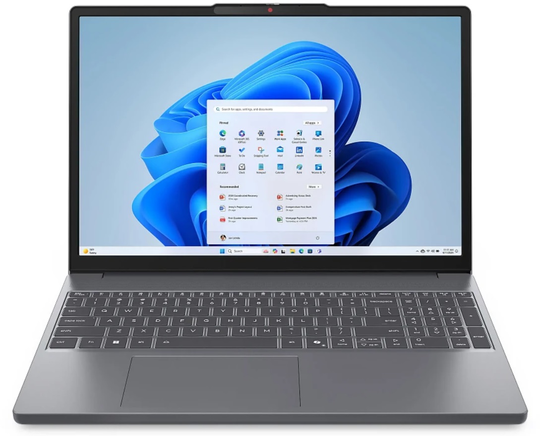 09ad601d-da9e-4c90-859e-2f31d6c5c09b Ноутбук Lenovo IdeaPad Slim 3 16ARP10 Luna Grey (83K8006YPB) — изображение 1